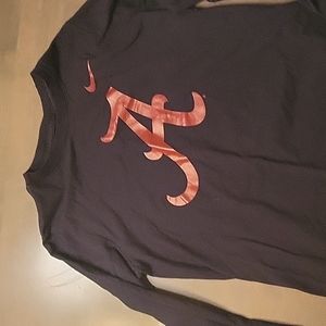 Nike Alabama long sleeve black t-shirt use medium